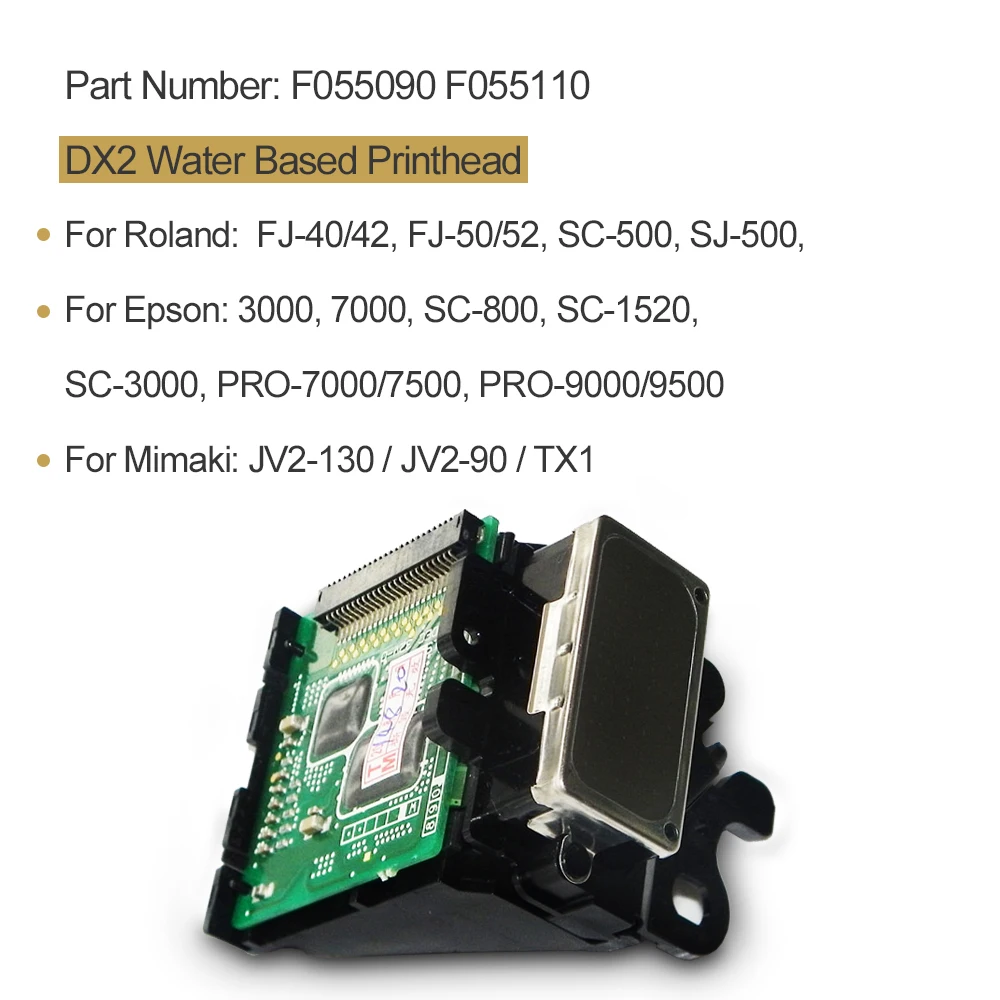 Печатающая головка F055090 оригинальная и Новая цветная печатающая DX2 для Epson Stylus 3000