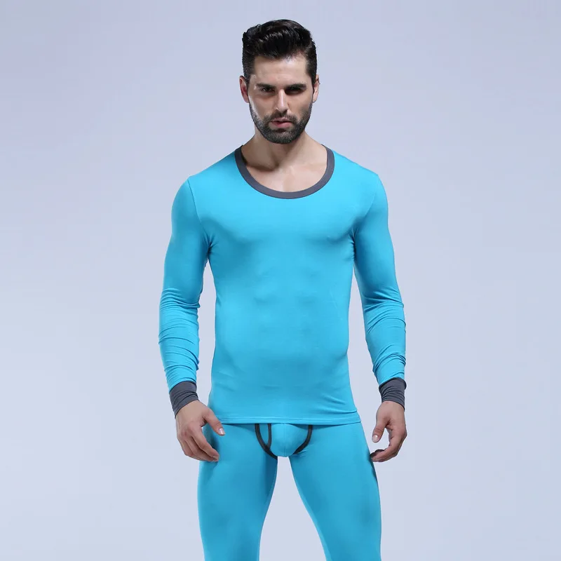 

Winter Clothes Man Thermal Underwear Modal Leggings Men Sexy Tights Solid Long Johns Hombre Pants