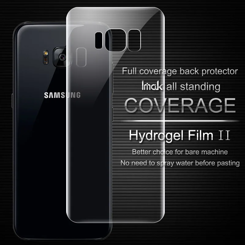 Для samsung Galaxy S8 назад фильм iMAK гидрогель II полный охват мягкая защитная пленка для