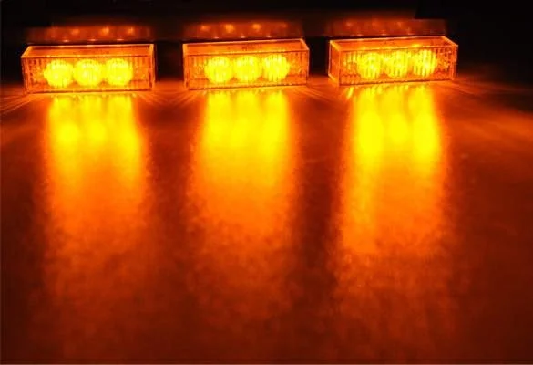 20 шт./лот 18 LED Янтарный Автомобиль Грузовик Лодка вспышка стробоскоп аварийный