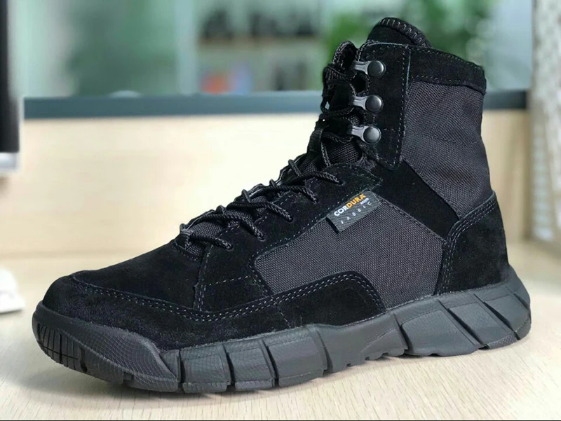 Мужская Сверхлегкая кожаная обувь для прогулок охоты спорта кемпинга