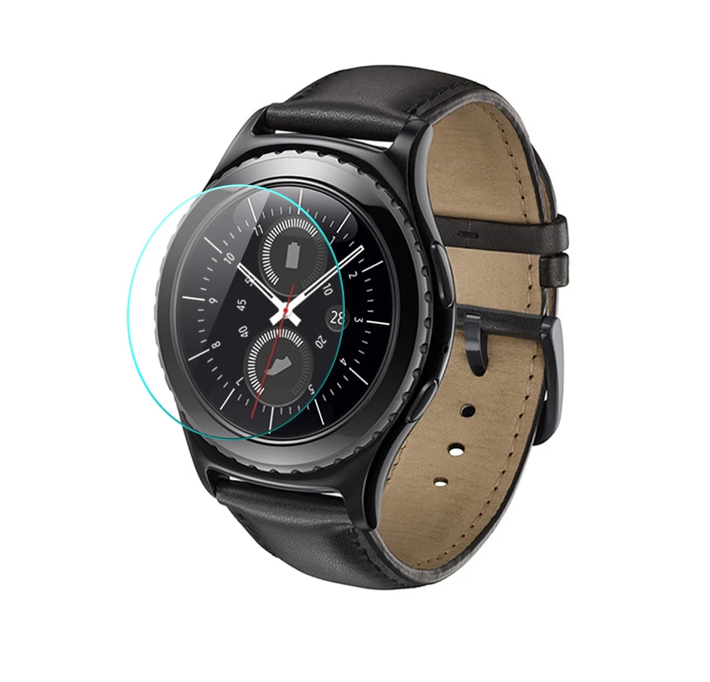9H Смарт-часы протектор экрана Dia.23-46 мм для samsung gear S2/S3/gear sport