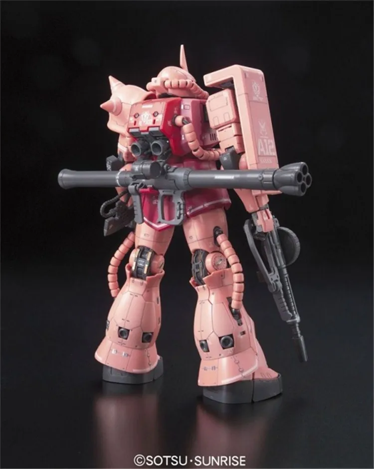 Bandai Gundam RG 1/144 MS 06S Zaku II мобильный костюм сборки модель Наборы фигурки