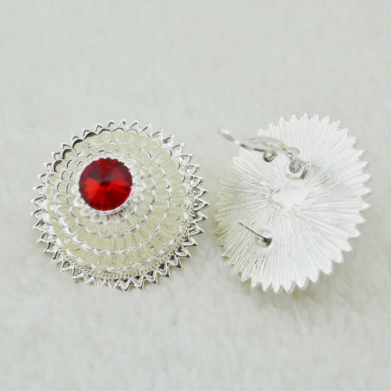 Ethlyn комплект ювелирных изделий с серебряным покрытием ювелирные наборы камнем