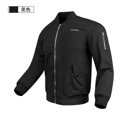 Куртки для бега/мотоциклетные куртки/куртки для гонок/ride off-road jackets/мотоциклетная одежда ветрозащитная Экипировка - Цвет: Черный