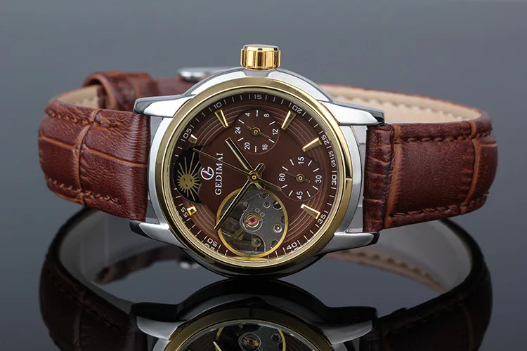 Часы GEDIMAI женские механические брендовые водонепроницаемые автоматические
