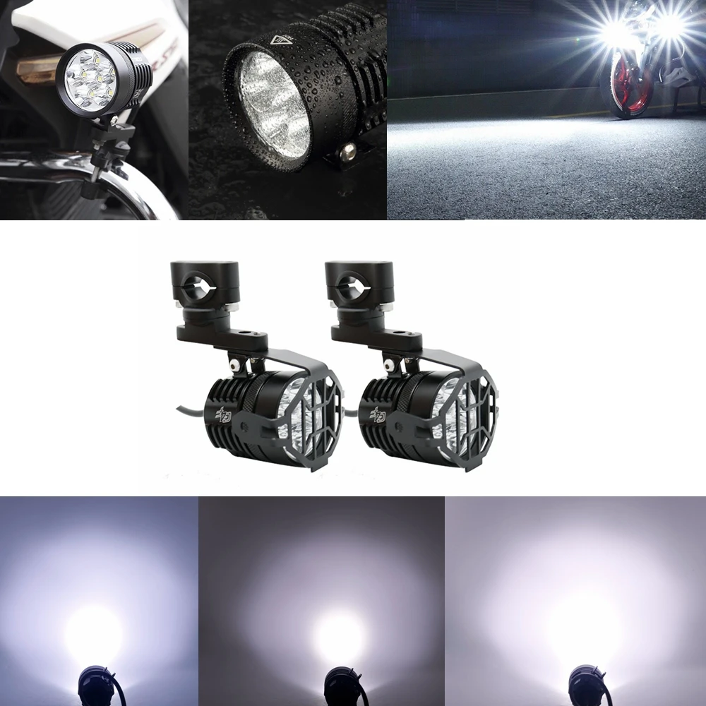 Универсальные светодиодсветодиодный Противотуманные фары для мотоциклов BMW