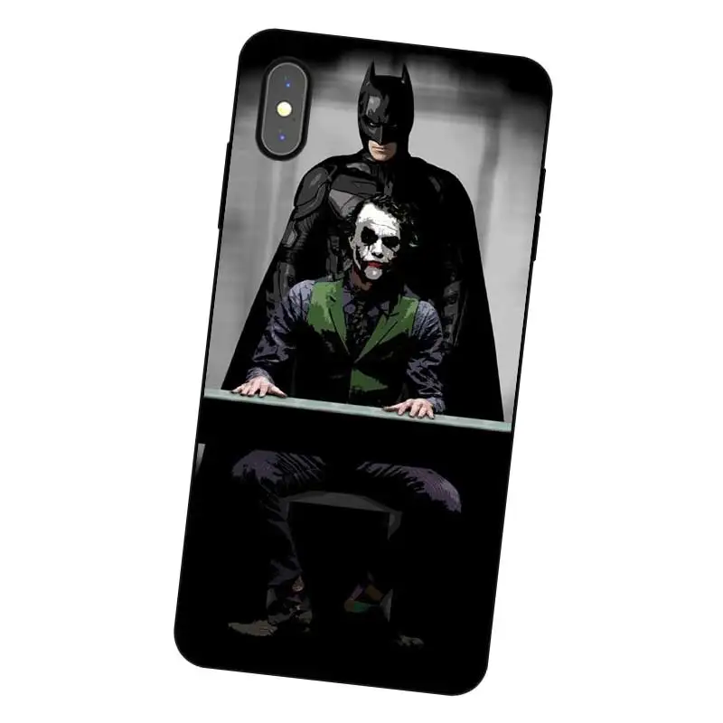 N259 Бэтмен Джокер Харли Черный силиконовый чехол для Apple iPhone 11 Pro XR XS Max X 8 7 6 6S Plus 5 5S SE