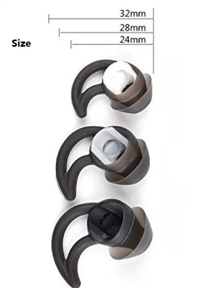 Замена шумоизоляции силикона для QC20.QC20I.QC30.soundsport. SIE2 SIE2i IE2 IE3sport. soundsport