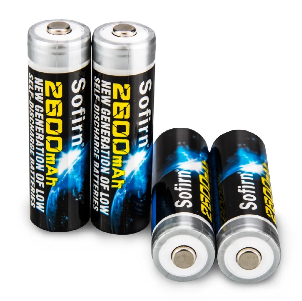 Sofirn AA 2600mAh перезаряжаемая батарея Nimh aa батарея для светодиодного фонарика экологически чистый и переработанный