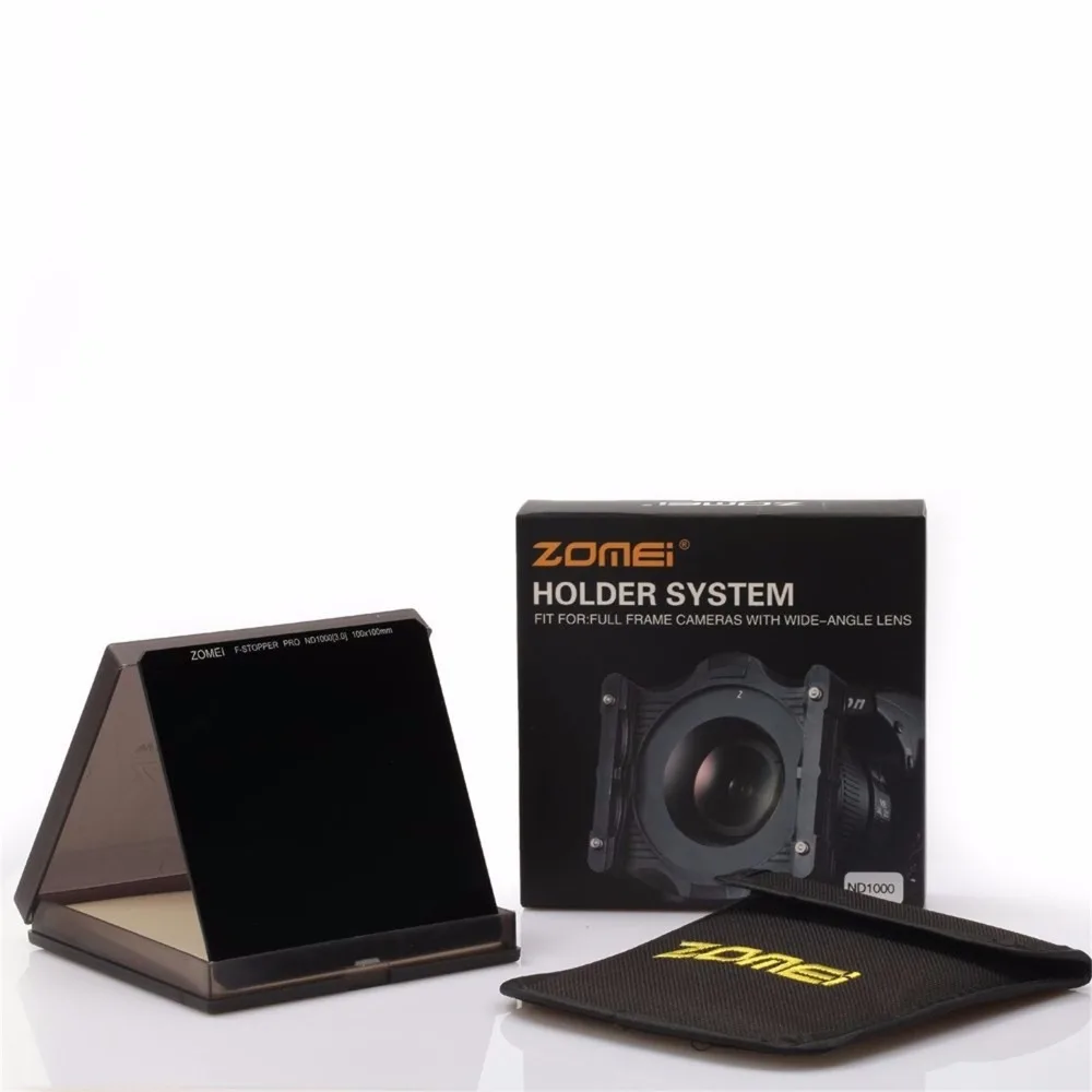 ZOMEI Pro 100*100 мм оптическое стекло нейтральной плотности ND1000 ND64 ND8 квадратный фильтр