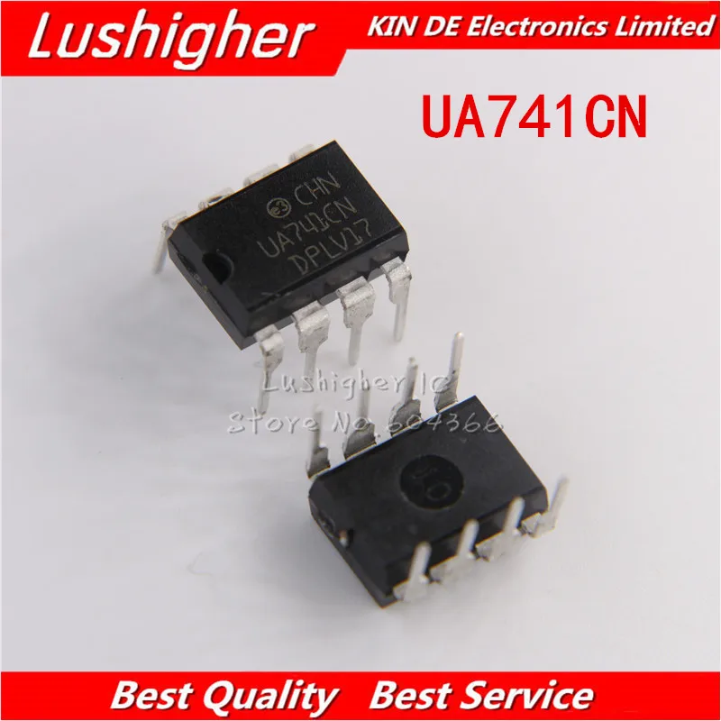 10 шт. UA741CN DIP8 UA741CP DIP UA741 LM741 | Электронные компоненты и принадлежности
