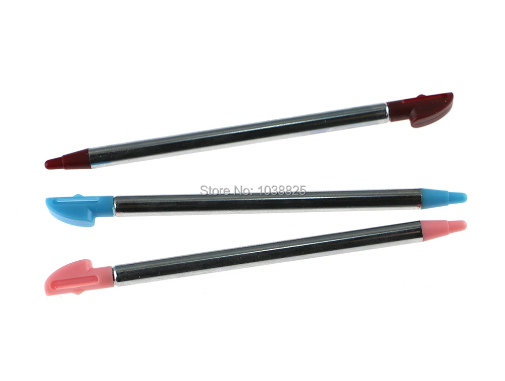 Металлический стилус 100 шт./лот ручка для сенсорного экрана 3DS XL LL металлический