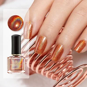 Born pretty, голографическая серия лак для ногтей Черный Красный лазерный блеск лак для ногтей 6 мл Базовое покрытие на водной основе неочищаемое базовое масло - Цвет: BP-H01