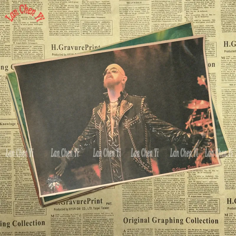 Judas Priest группа классический ностальгические матовые плакат на крафт-бумаге офис подарок столовая домашний Декор стикер дизайн