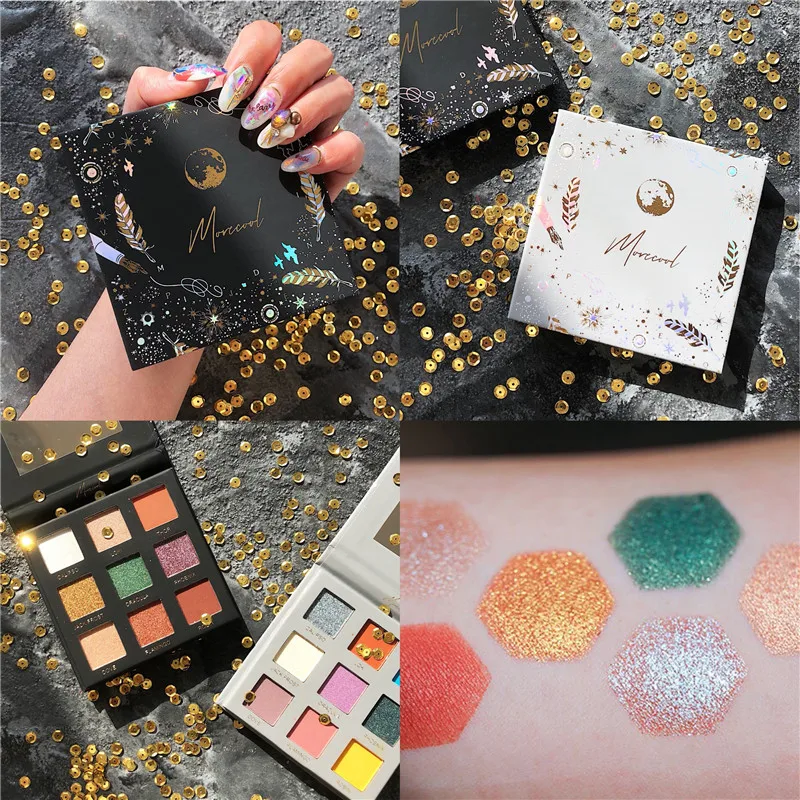 9 colorprofrofessional тени для век Палитра матовый блеск легко носить тени для век Палитра Maquiagem Макияж Палитра теней для век