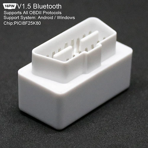 Серый KONNWEI PIC18F2480 чип подходит для elm327 V1.5 obd2 Bluetooth Автомобильный сканер диагностический инструмент 327 1,5 в OBD 2 Разъем сканера - Цвет: Серый