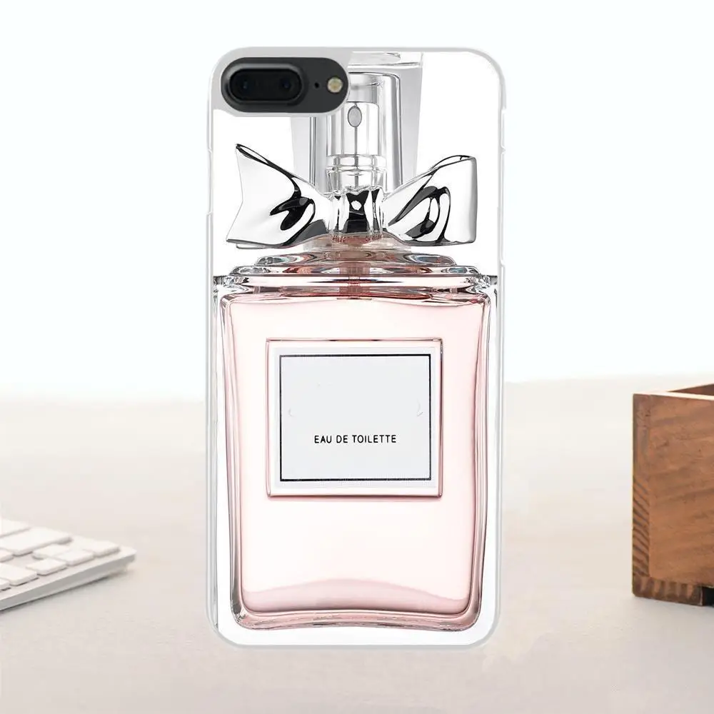as picture Bixedx для Apple iPhone 4 4s 5 5C SE 6 6 S 7 8 Plus X чехол для телефона с мультяшным рисунком известный Парфюм Бутылка - Цвет: as picture