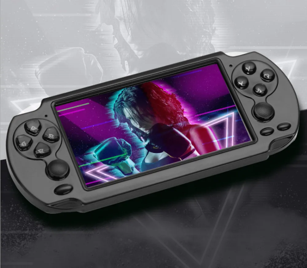 X9S двойной рокер портативная игровая консоль 5,1 дюймов цветной экран мини-Аркада для psp/GBA 8 ГБ mp5 плеер ручной десять моделирования