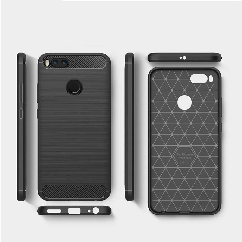 For Xiaomi Redmi 4A 4x Note 3 4 TPU Silicone Leather back cover for mi 5x MiA1 Mi5 Mi5S Plus Protection phone bags |
