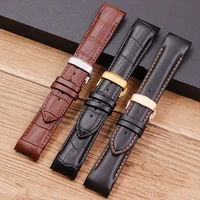watch accessories for tissot kutu leather strap t035 t035627 t035617 t035407 t035410a mens watch strap butterfly buckle