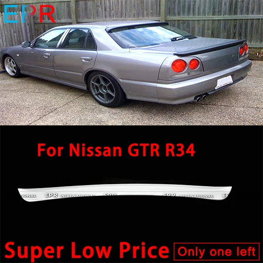 Для Nissan R34 GTR Skyline FRP стекловолокно происхождение крыла (только 4 двери)|Спойлеры и