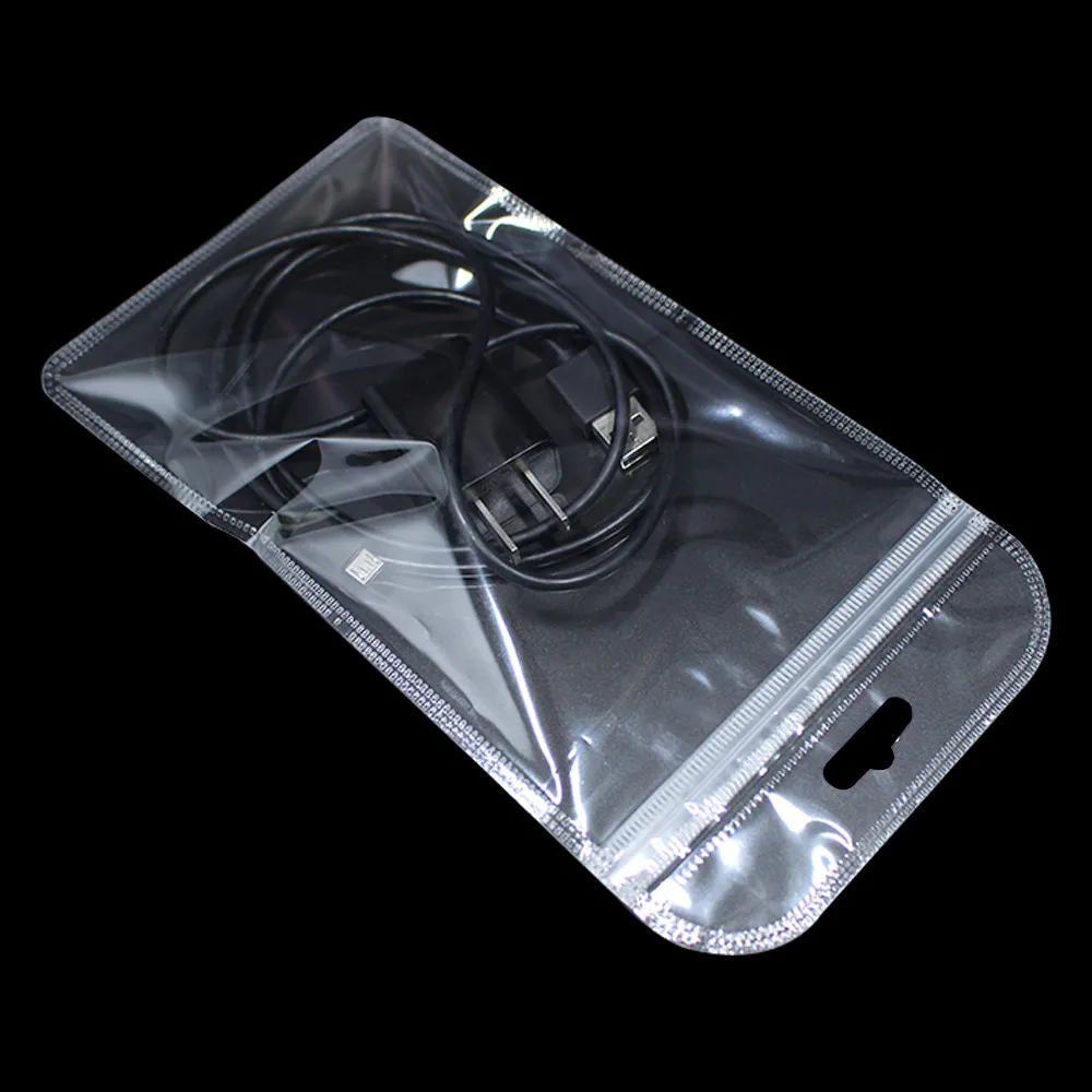Ziplock прозрачный пластиковый чехол для сотового телефона упаковка сумка хранения