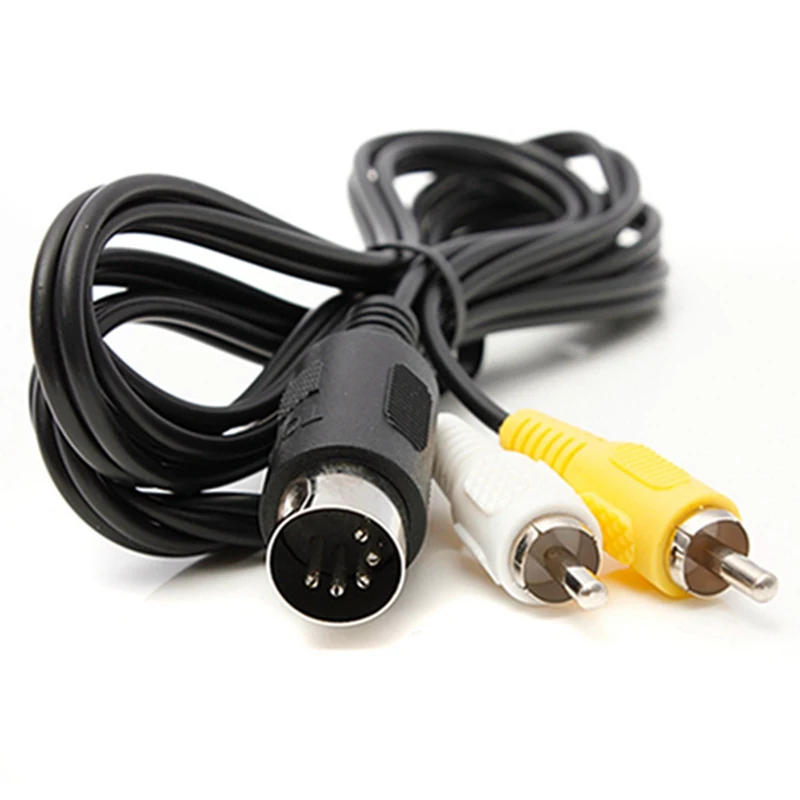 2 шт. Лидер продаж 6 футов A/V кабель привода MD 1 для главной системы RCA Phono AV видео Sega