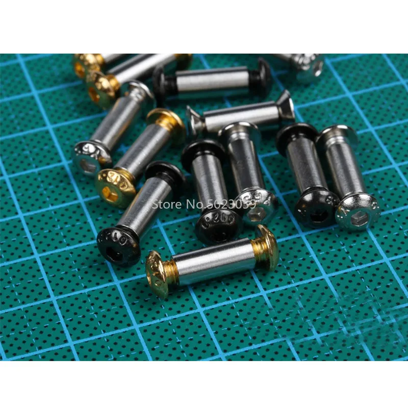 2 шт. M4 DIY ручка для ножей крепежная заклепка винт внутренняя шестиугольная