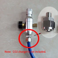 co2 regulator charger kegging charger connector for homebreweasy to solve co2 supply problem price not include co2 charger