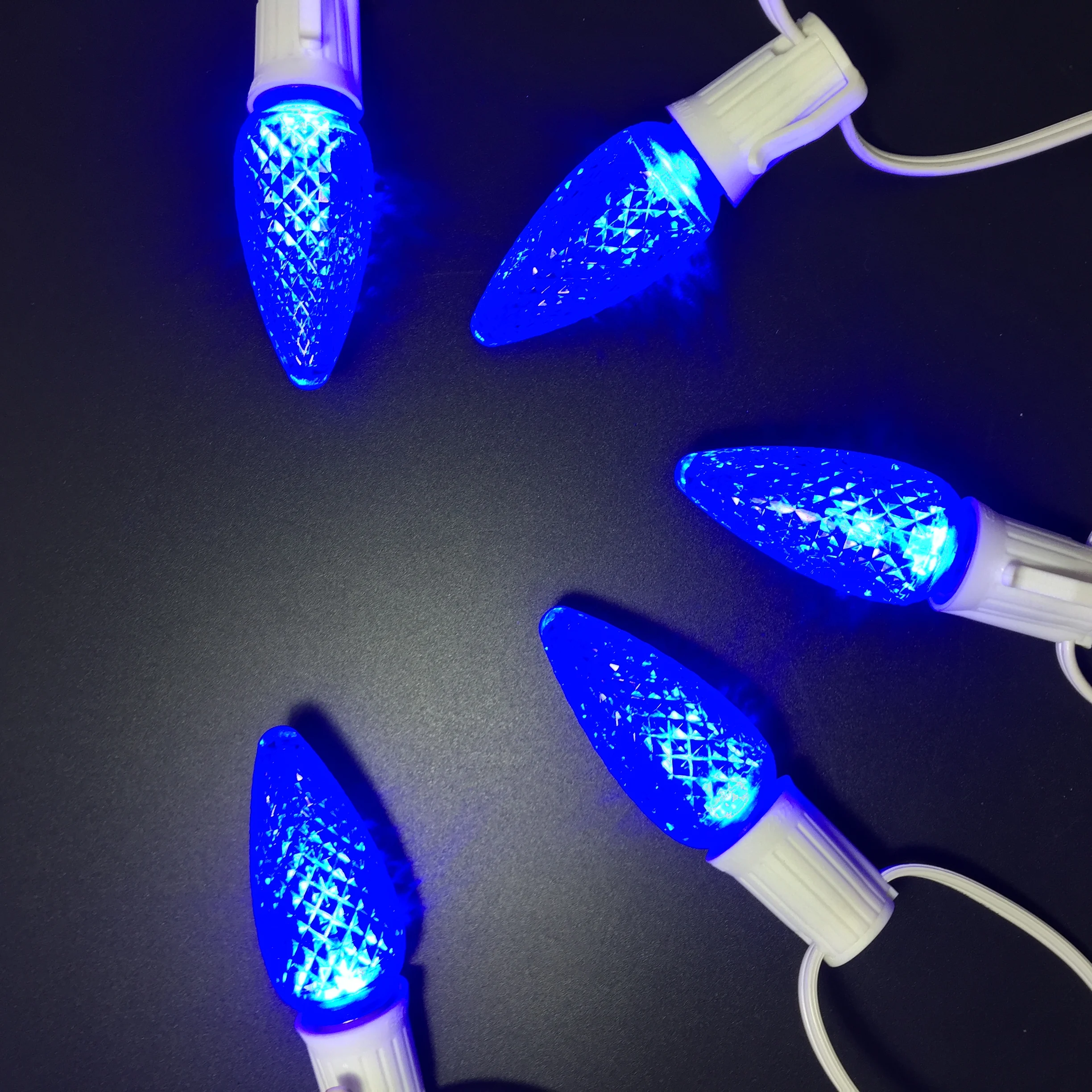 UL Listed 25 шт C9 светодиодный лампы для замены 3 SMD СВЕТОДИОДНЫЙ s в каждой