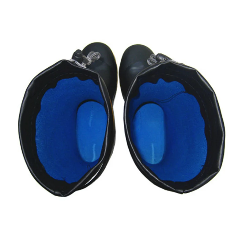 Hellozebra Мужские резиновые сапоги мужской сталь носком и подошва воды обувь