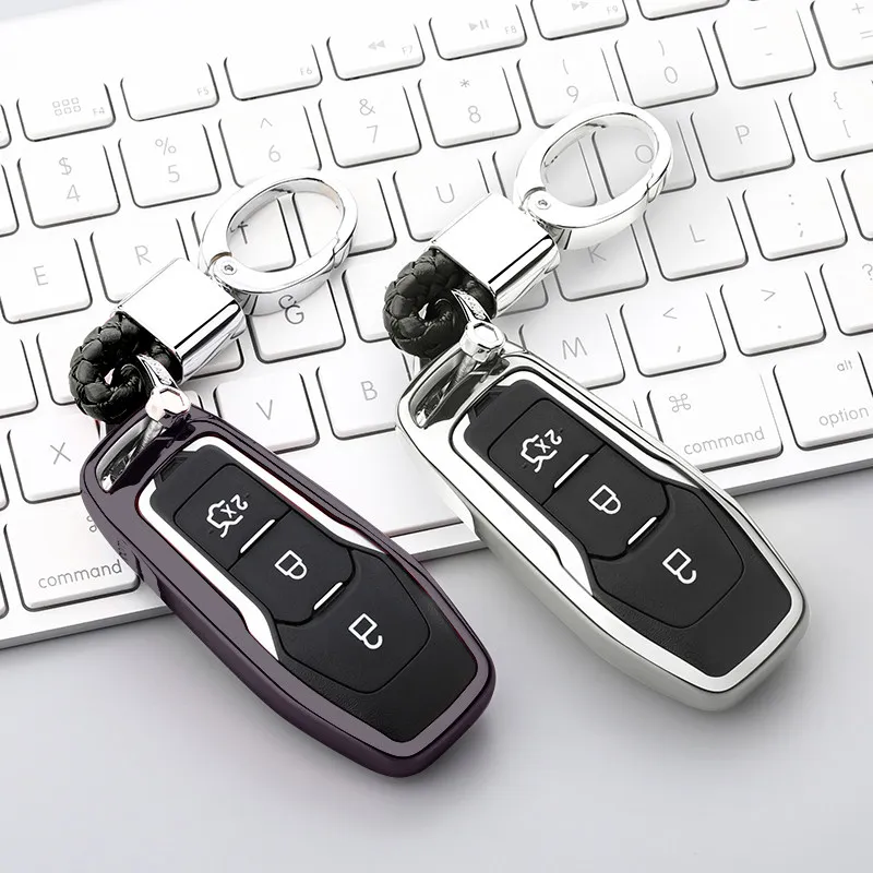 Чехол для автомобильных ключей из ТПУ защитный чехол Ford Focus Kuga Mondeo Edge Цветной