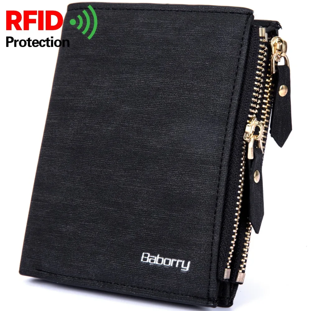 RFID Кражи Защиты Монет Сумка молния мужчины кошельки известный бренд мужской кошелек мужской деньги кошельки Кошельки Новый Дизайн Топ Мужчины бумажник