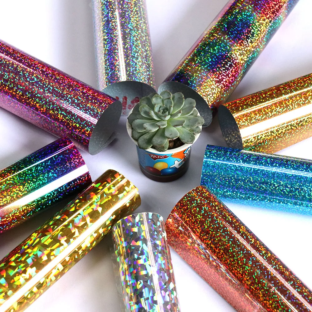 Голографическая термопресс пленка теплопередача виниловая железная футболка