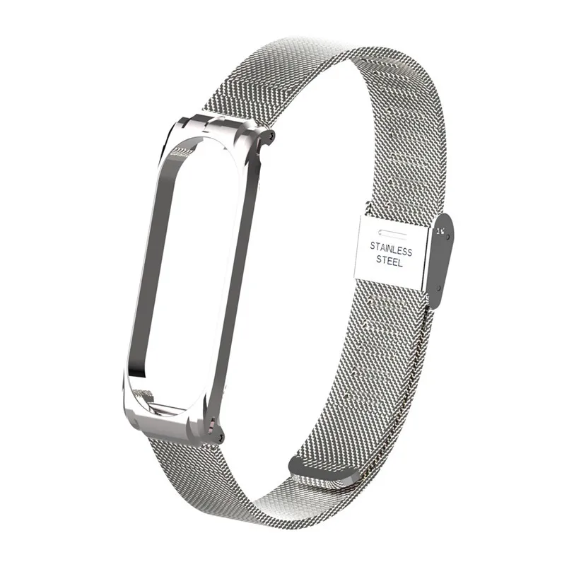 CARPRIE ремешок из нержавеющей стали с сеткой для часов Xiaomi Mi Band 4 высокоуровневые деловые мужские и женские умные часы замена 907