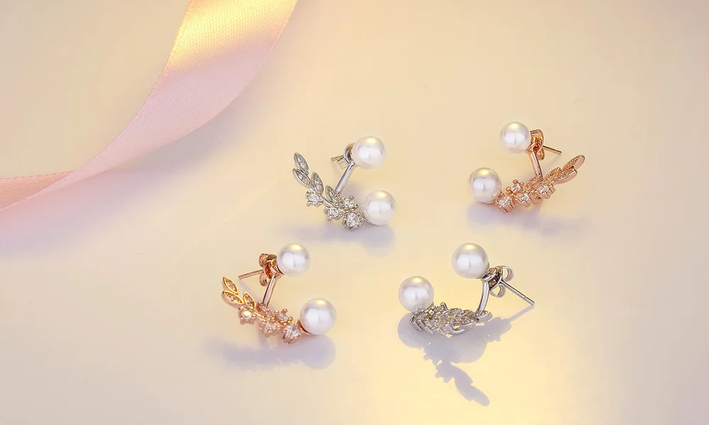 Высокое качество Мода 925 anillos серебряные кубические циркониевые серьги для женщин подарок Кристальные жемчужные серьги аксессуары ювелирные изделия