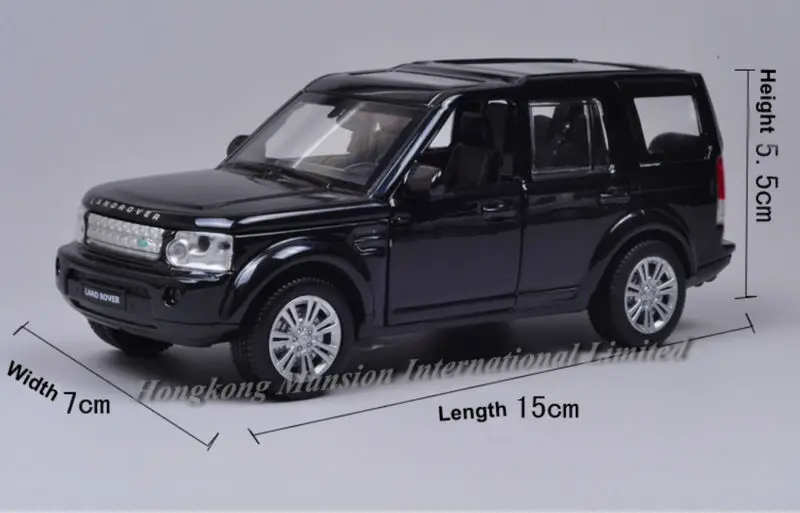 1:32 Масштаб литья под давлением сплав металл роскошная модель автомобиля SUV для обнаружения 4 Коллекция Модель автомобиля Вытяните назад звук и светильник игрушки автомобиль