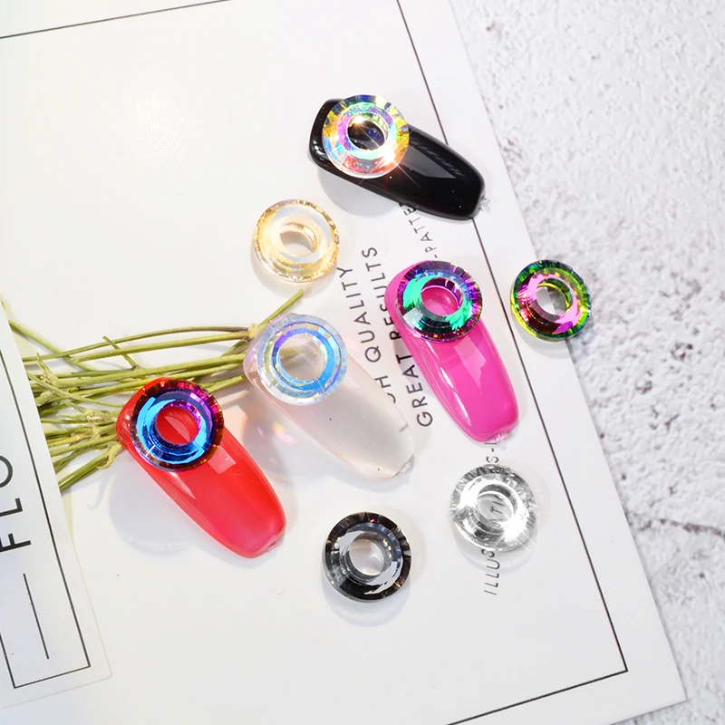 5 шт. кольцо Ангела хрустальные стразы Хамелеон красочные бриллианты Русалка