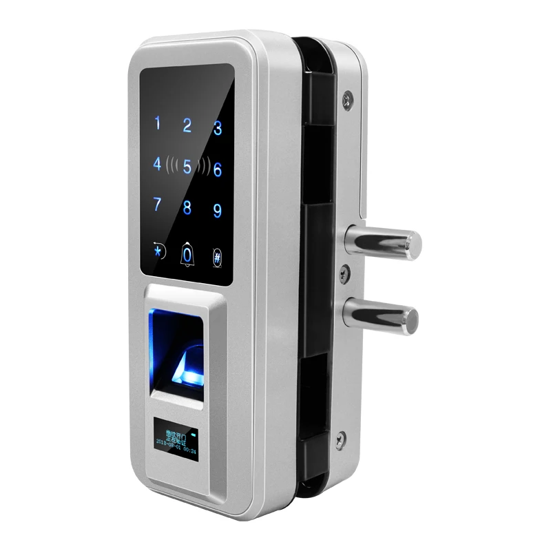 Smart Fingerprint Lock Glass Door Touch Keypad ID Card finger Control suitable all kinds of glass door | Безопасность и защита
