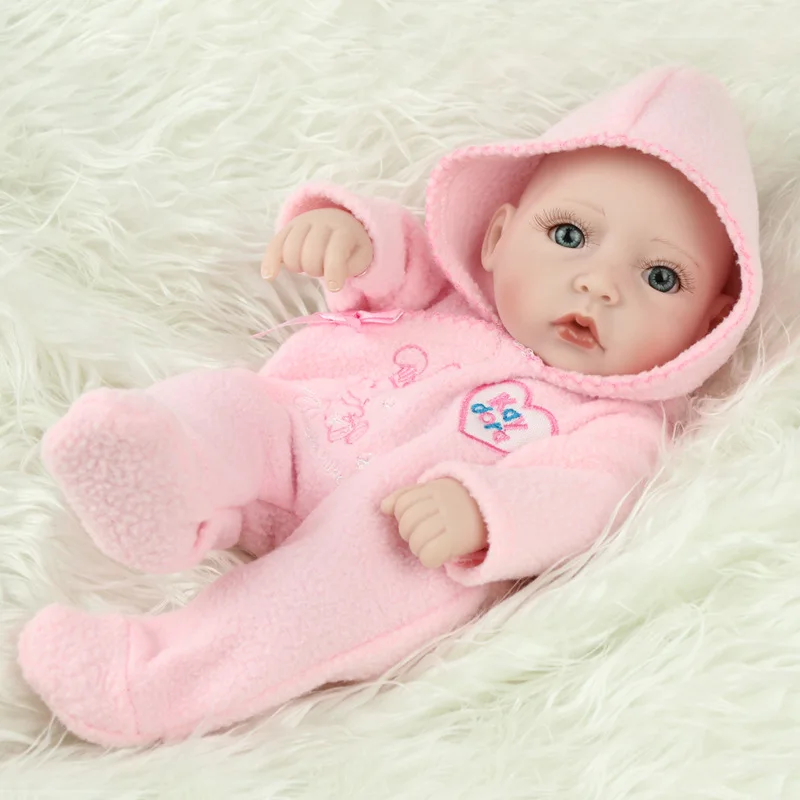 

Reborn dolls 28cm Realistic Lifelike Babies accompany Adorable Bebe Reborn Dolls toy for Kids Brinquedos boneca Toy