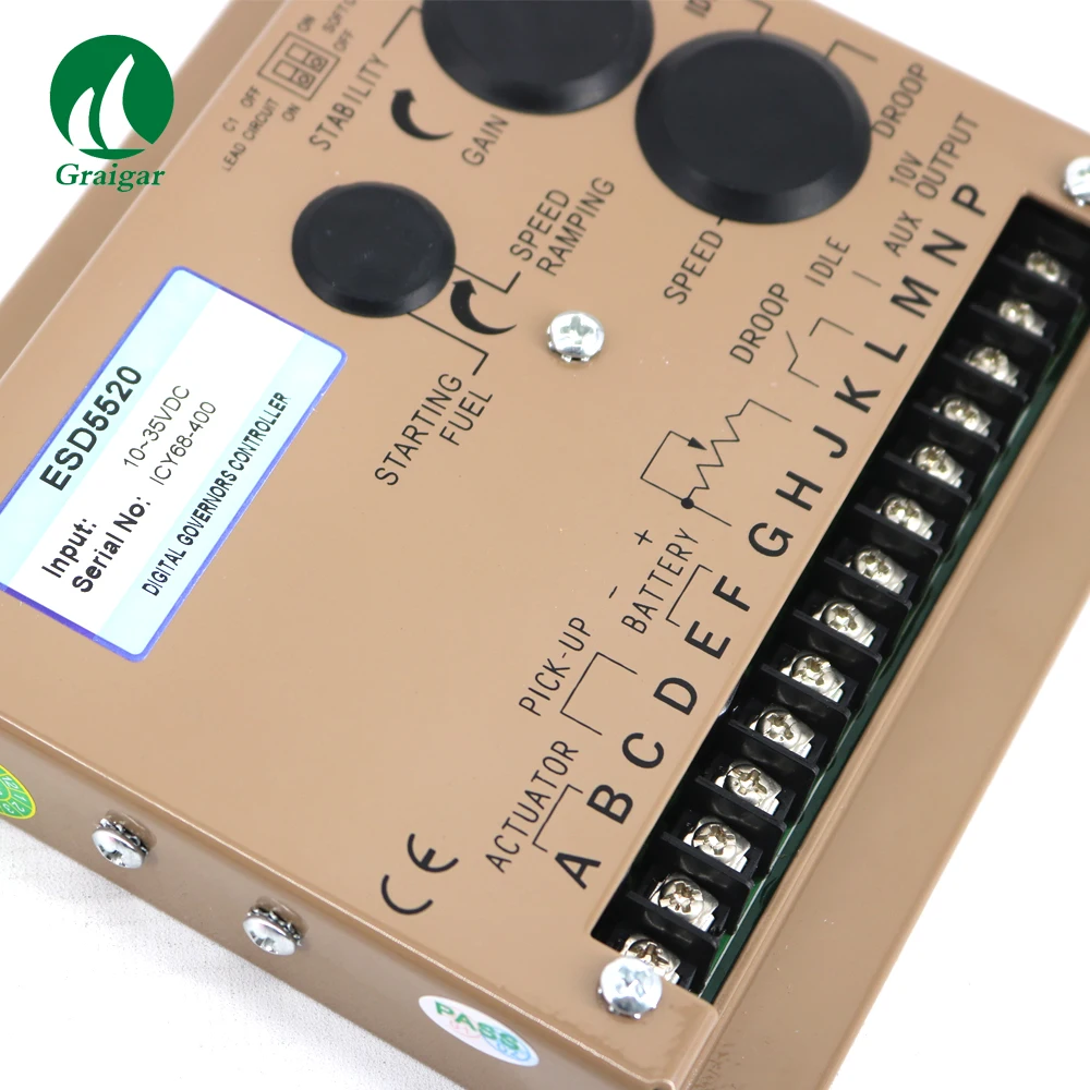 Электронный регулятор скорости ESD5520 контроль Isochronous управление/устойчивая