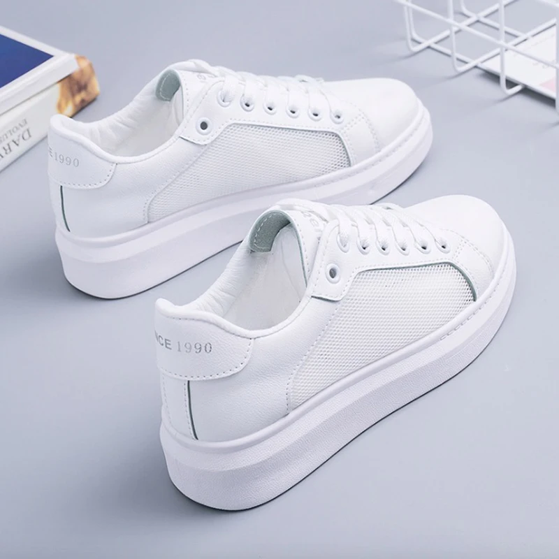 Женские кроссовки дышащая Ультралегкая повседневная обувь из сетчатого