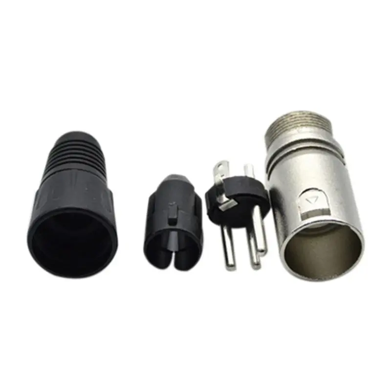 AABB-штекер/гнездо XLR Jack 3 Pin микрофон аудио разъем (5 пар) | Электроника