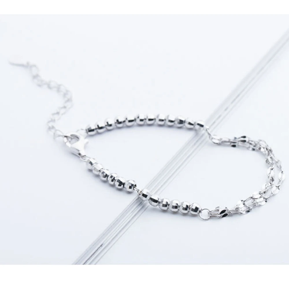 Женские свадебные браслеты из стерлингового серебра 925 пробы многослойные