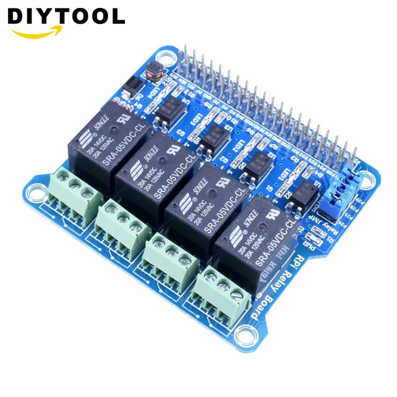 1PCS Raspberry Pi Power Relay Board Expansion Module Shield Supports RPi A+/B+/2 B/3 B for Home Automation Intelligent 1pcs pm20csj060 module using intelligent power modules in stock new