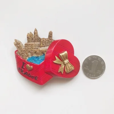 BABELEMI европейские туристические сувенирные магниты на холодильник 3D Австрия Чешский край магнит на холодильник вены Праги - Цвет: Фиолетовый