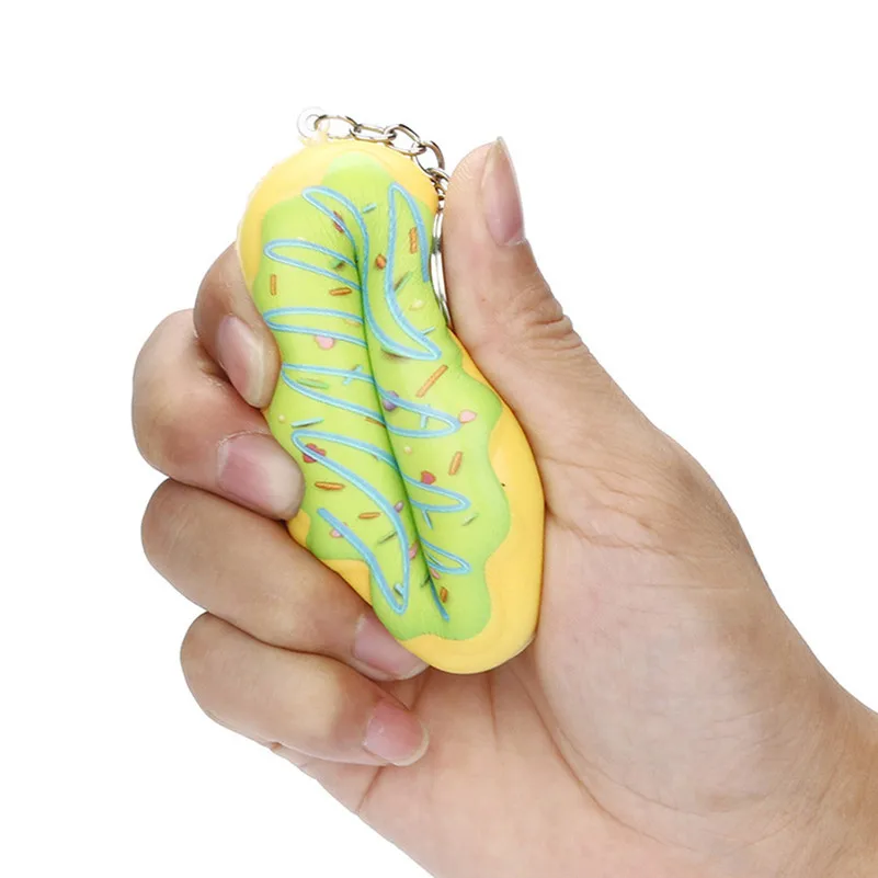 Kawaii Squishy 10 см Радужный конус для мороженого медленно поднимающийся