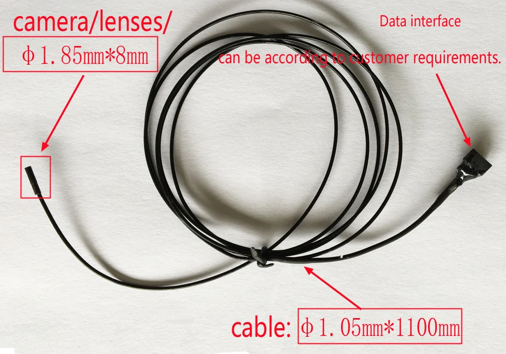 Миниатюрный эндоскопический модуль Omnivision OV6946 диаметр 1 8 мм|1.8mm|diameter |