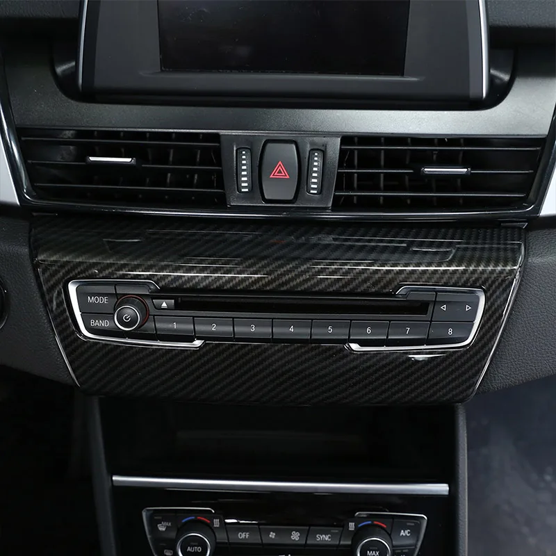 Стильная панель из углеродного волокна для BMW 2 серии F45 F46 218i 2015-2018 ABS центральная